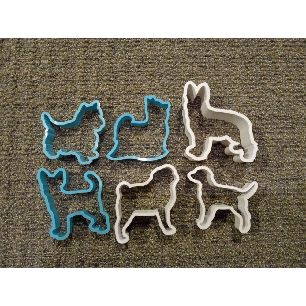 6 Dog Cookie Cutters Dog Cookies Lab German Shepherd Frenchie Pug Scottie